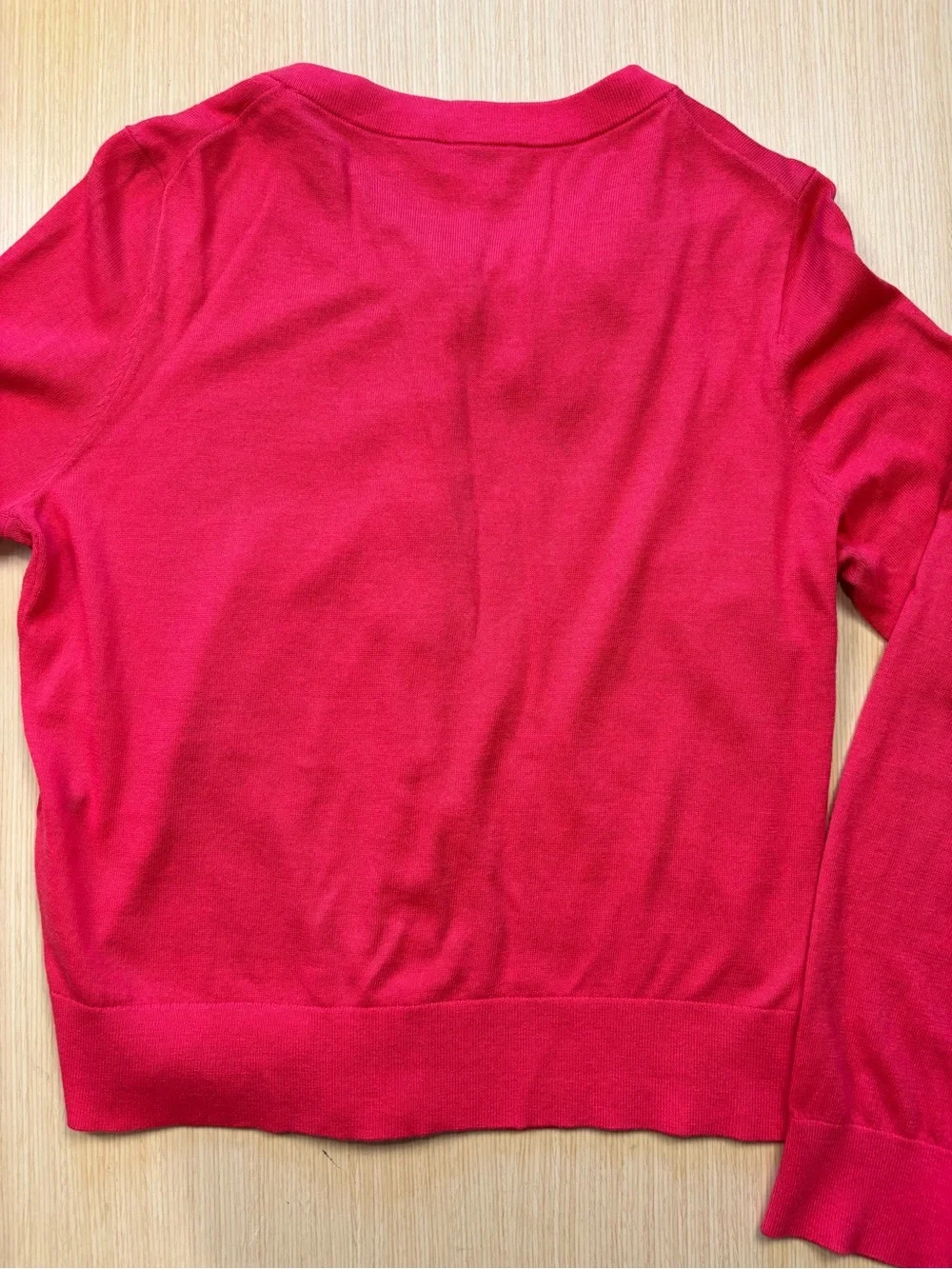 Kate Spade Sandi Bow Cardigan Pink Jewel Rhinestone Button Sz M